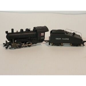 Vintage Ho Scale Union Pacific Locomotive W/ Coal Tender Mantua Model Train Car